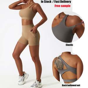 Logo personalizzato nuova tendenza Ropa Deportiva vestiti abbigliamento sportivo da <span class=keywords><strong>donna</strong></span> Jogging <span class=keywords><strong>allenamento</strong></span> abbigliamento Fitness <span class=keywords><strong>set</strong></span> <span class=keywords><strong>donna</strong></span> - Product Image 4