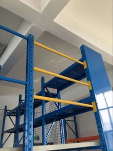 מערכת מדפים לרצפת ביניים מפלדה VALLINK GL-M003, גימור ציפוי אבקה, 2 שכבות, אחסון מחסן קמעונאי, הגנה מפני קורוזיה - Product Image 6