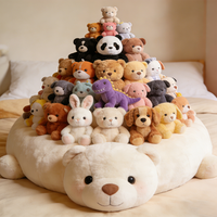 Vente en gros de jouets en peluche personnalisés, mignons, doux, kawaii, en forme de grand ours, pour enfants