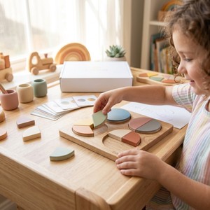 Bandeja <span class=keywords><strong>de</strong></span> Madera Montessori Personalizada OEM para <span class=keywords><strong>Fracciones</strong></span>, Segmentos Circulares 1/2 1/<span class=keywords><strong>3</strong></span> 1/4, Juguete Educativo <span class=keywords><strong>de</strong></span> Matemáticas para División, Referencia <span class=keywords><strong>de</strong></span> Aprendizaje - Product Image 4