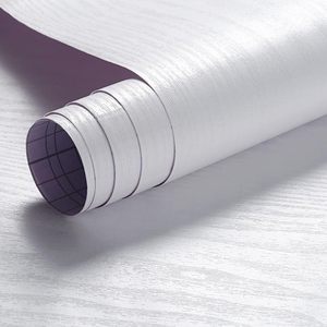 Papier peint en bois à peler et à coller, auto-adhésif, papier peint en noyer brun, film vinyle décoratif, facile à nettoyer, revêtement mural amovible - Product Image 1