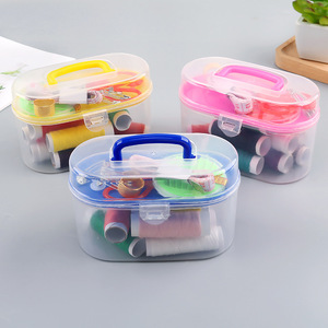 Kit de couture Guo Lin, ensemble d'outils de couture ovales en plastique pour la maison, idéal pour les étudiants en résidence universitaire - Product Image 4