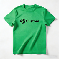Vêtements de travail et sportifs personnalisés en polyester tricoté 100 % à motif œil-de-perdrix, imprimés sérigraphiés, séchage rapide, respirants, avec logo personnalisé, directement de l'usine