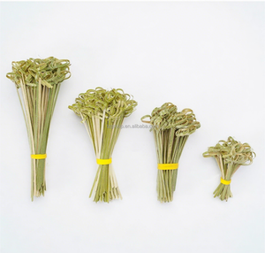 Spiedini di nodo di bambù Eco da 8cm stuzzicadenti usa e getta per Cocktail di frutta torta di insalata Sandwich a Buffet per festa - Product Image 5