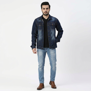 <b>Customized</b> Design New Arrival Men's Jeans <b>Jacket</b> Winter Wear All Over Digital Print Vintage <b>Denim</b> <b>Jacket</b> - Product Image 1