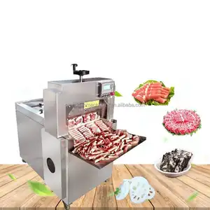 Vleessnijmachine Automatische Rundvlees Schokkerige Koe Snijder Schapenvlees Snijmachine Varkensspek Plakjes Snijmachine