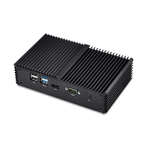 Qotom Q330G4 Barebone Không Quạt Máy Tính Mini Core <span class=keywords><strong>I3</strong></span>-4005U <span class=keywords><strong>1</strong></span>.7GHz Bộ Định Tuyến Tường Lửa 4 Gigabit Nic Mini PC - Product Image 4