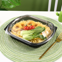 Boîte à lunch Bento réutilisable en plastique pour enfants et enfants Pp Récipient alimentaire jetable au micro-ondes Boîte à lunch en plastique