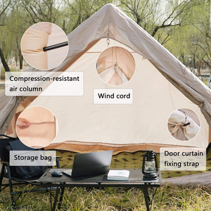 Tente gonflable Oxford 6.3Tent-Beige imperméable, design moderne, portable, pour <span class=keywords><strong>camping</strong></span> familial et extérieur, vente chaude, directement de l'usine - Product Image 5