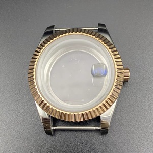 Pièces de rechange pour montre, lunette cannelée de 41 mm, boîtier de montre 8285, verre saphir, compatible avec le mouvement 8285 - Product Image 3