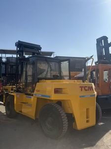 10/15/16/25 Ton Japanese TCM KOMATSU MITSUBISHI FD160/FD150/FD100/FD250 <b>Used</b> Diesel isuzu Engine Forklift truck lifting machine - Product Image 5