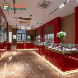 Exhibidores de Joyería Minimalistas de Primera Calidad, Mostrador de Exhibición para Tienda de Joyería con Marco Metálico - Product Image 5