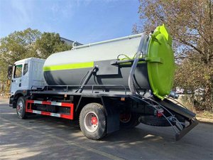Camión Cisterna de Vacío Dongfeng 4X2 de 12000L Más Vendido para Eliminación de Aguas Residuales - Product Image 6