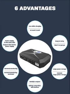 Mini onduleur <span class=keywords><strong>portable</strong></span> longue durée, alimentation sans interruption, alimentation de secours CC pour routeur, modem et système de sécurité - Product Image 2