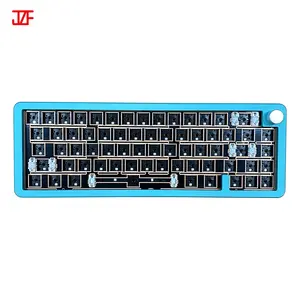 PBT 그라디언트 측면 새겨진 키 커버 3 몰드 금속 알루미늄 합금 맞춤형 기계식 키보드 DIY60 % 61 키 pcb