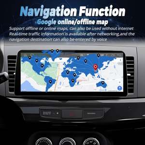 12.3inch 1920*720 Screen <b>Android</b> 13 Car Video Player Stereo for Mitsubishi Lancer 2007 - 2017 GPS Multimedia Carplay Head Unit - Product Image 6