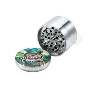 MariGrindr - Molinillo de Especias Manual de Acero Inoxidable de 2.5 Pulgadas, Molinillo de Hierbas de 4 Piezas para Condimentos de Cocina, Producto para <span class=keywords><strong>Amazon</strong></span> - Product Image 4