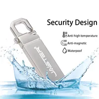 USB 2.0 fibbia in metallo Pendrive 8GB 16GB 32GB 64GB 128GB flash memory stick pen drive Logo personalizzato USB Flash drive