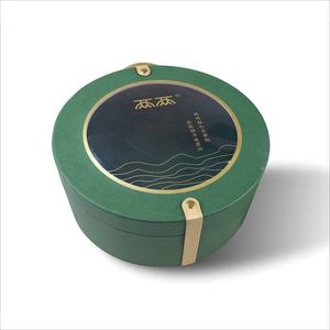 Factory made new design cylinder box with transparent <b>window</b> and special handle - Product Image 5