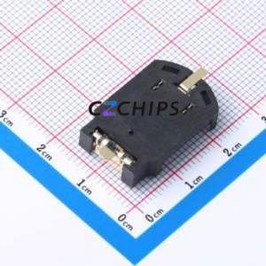 BS-08-B2BA030 Button & Strip Battery Connector SMD Connector Battery Holder CR2032 Phosphor Bronze - Product Image 2