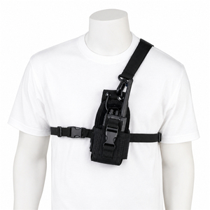 Arnés de Pecho para Walkie Talkie de Nailon, Correa de Hombro, Bolsa Táctica para Radio, Funda Protectora, Bolsa Colgante para Radio Bidireccional - Product Image 4