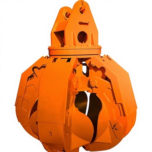 Pince hydraulique TAEKKO 15 tonnes pour déchets lourds, 4 griffes, type « <span class=keywords><strong>Orange</strong></span> Peel », garantie 1 an, avec composants essentiels : moteur et engrenage - Product Image 2