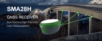 Récepteur GNSS RTK SMA28H Laser Rover + SMA26 Pro Base 1+1, 1408 canaux, double caméra, repérage visuel, 4G WiFi NFC UHF 15KM