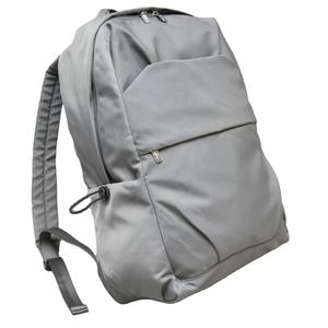 Customized New Arrival Zipper Polyester Light Weight Shoulder Back Strap Light Grey Pockets Casual Sports <b>Backpacks</b> for <b>Lady</b> - Product Image 1