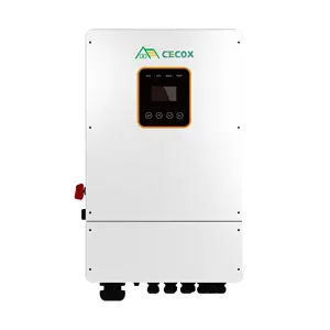 CECOX Inverter fase terpisah tanpa Amerika, 5kW 6KW 8KW 10KW tegangan baterai 48V