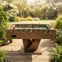 Table de baby-foot autoportante d'intérieur en ardoise et bois massif, design personnalisé, meilleure vente usine