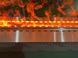 <span class=keywords><strong>Chimenea</strong></span> Eléctrica Moderna de Vapor de Agua 3D con Control Remoto, Construcción de Acero <span class=keywords><strong>para</strong></span> Uso en Villas y Apartamentos - Product Image 3