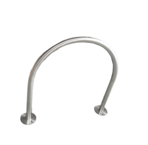 Support de <span class=keywords><strong>stationnement</strong></span> de vélo en acier monté au sol extérieur rue publique cerceau barrière porte-vélos - Product Image 1