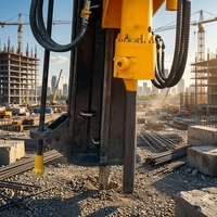 Máquina Perforadora y Divisora de Roca DINGLI DL-300 de Alta Resistencia, Todo en Uno, con Bomba de Cilindro de Alta Eficiencia para Excavación y Construcción
