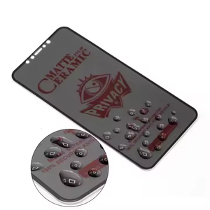 Protector de Pantalla de Cerámica Mate de Cobertura Total, Anti-Huellas, Anti-Espía para <span class=keywords><strong>iPhone</strong></span> 16 15 14 <span class=keywords><strong>Plus</strong></span> 13 12 11 Pro Max - Product Image 2