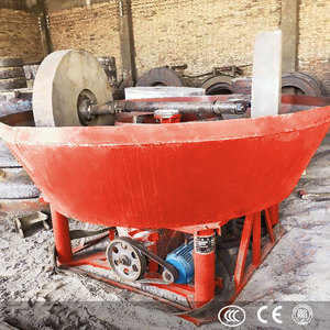 <b>Small</b> Scale Mining Equipment Wet Pan Gold Round Mill Shipping to Zimbabwe - Product Image 2