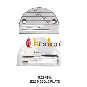BEST SELLING KENLEN Brand B22 <b>Needle</b> Plate Industrial Sewing Machine Spare Parts - Product Image 1