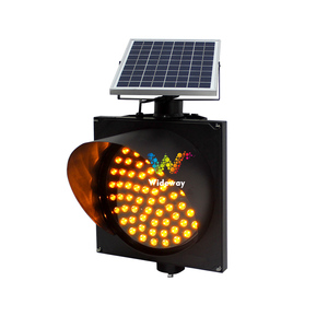 マレーシア 300mm 赤・黄・青・緑 ソーラー式 点滅警告灯 - Product Image 2