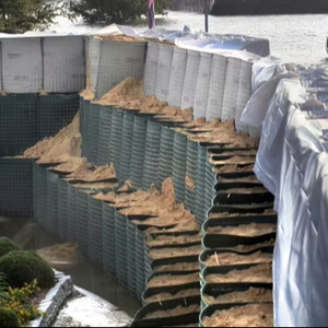 Malla Metálica Soldada Anticorrosión para Muros de Defensa, Barrera de Malla Soldada, Caja de Gaviones Soldada, Muro a Prueba de Explosiones - Product Image 3