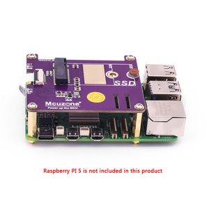 MPS2280MPS2242 for Raspberry Pi5専用PCIEM.2 NVMESSDソリッドステートドライブ拡張ボードHAT - Product Image 2