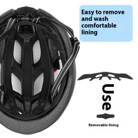 Feu arrière intégré double casque de sport pour hommes femmes Sports de plein air vélo équipement d'équitation motif visage en plastique pour route de montagne