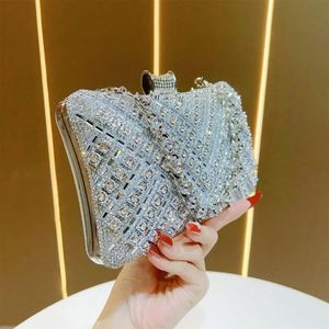 Borse da Sera con Strass per Matrimoni, Balli di Gala, Pochette con Perline e Cristalli per Donne - Product Image 4