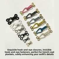 Boutons multi-usages simples en laiton recouverts de tissu pour accessoires vestimentaires, boutons à crochet pour cols de soutiens-gorge et chemises en fourrure
