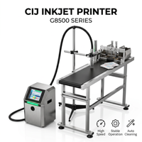 Pabrik Printer CIJ Industri Terlaris Harga Pabrik Produsen Mesin Pengkodean Inkjet Profesional untuk Botol Plastik, Kabel, Pipa