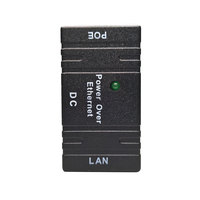 Interruptor POE IEEE802 3AF en la fuente de alimentación Adaptador de módulo Ethernet Inyector divisor POE para cámara IP