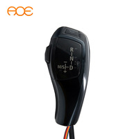 Nouveau pommeau de levier de vitesse automatique LHD en carbone noir argenté avec LED pour E39 E53 E60 E46 E63 E81 E84 E88 E90 E92 E83 E85 E86 Z4