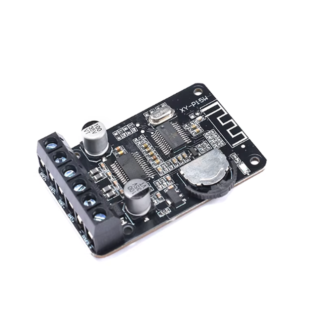 XLW 10W/15W/20W Stereo Bluetooth 5.0 Power Amplifier Board  12V/24V High-power Digital Power Amplifier Module