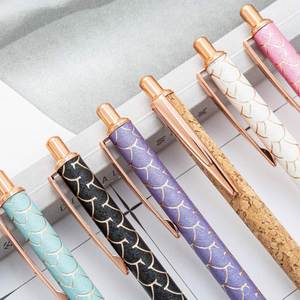 Custom <b>Gold</b>-Finish Click Ballpoint <b>Pens</b> - Creative Promotional Gifts with Logo Printing - Product Image 2
