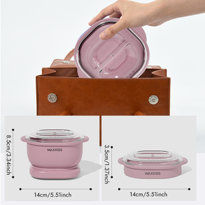 Máquina Calentadora <span class=keywords><strong>de</strong></span> Cera <span class=keywords><strong>de</strong></span> Diseño Nuevo a <span class=keywords><strong>Precio</strong></span> Económico, Kit <span class=keywords><strong>Calentador</strong></span> <span class=keywords><strong>de</strong></span> Cera Multiusos con Capacidad <span class=keywords><strong>de</strong></span> 500 CC y Olla <span class=keywords><strong>de</strong></span> Fusión para Depilación - Product Image 2