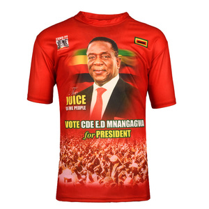 Election and Promotion Polyester t <strong>Shirt</strong> Short <strong>Men</strong> With Full Color Sublimation Print <strong>African</strong> <strong>Men</strong> <strong>Shirt</strong> - Product Image 3