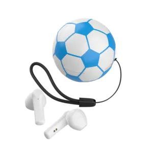 سماعات أذن لاسلكية بتصميم عالمي جديد ir بشكل دائري-هدايا تذكارية لكأس الآيفون لاعب كرة القدم